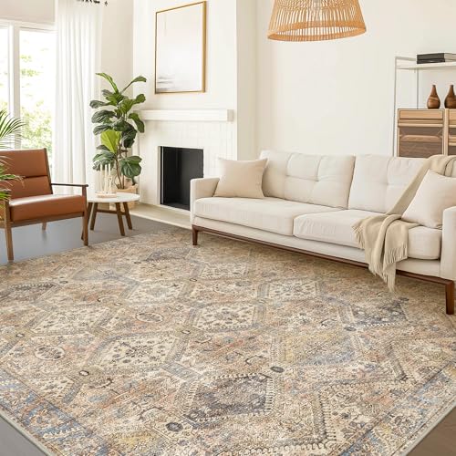 BEIMO Vintage Waschbarer Teppich Wohnzimmer, 270x360cm