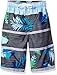 Kanu Surf Boys' Condor Stripe Floral Swim Trunk