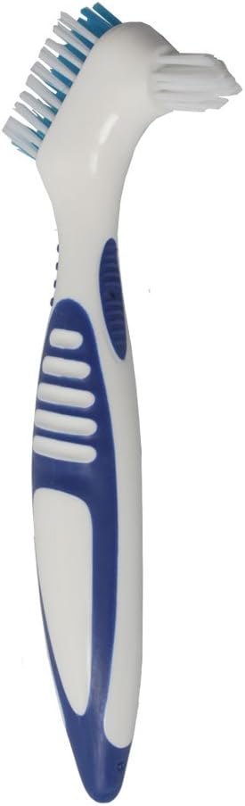 Gaodear Denture Brush Effective Denture Cleaning Brush Toothbrush False Teeth Cleaner Double Sided Denture Brushes: Health & Personal Care