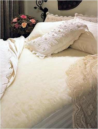 SnugFleece Deluxe Wool Mattress Pad - X-long Twin