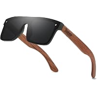 Awerise Personalized Aviator Wood Sunglasses – UV400 Protection, Engraved Groomsmen Gifts - View #5