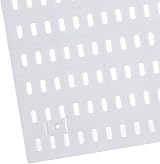 WOPPLXY Pegboard Combination Kit 4x 30x30cm White Wall Organiser 22 Accessories view 6