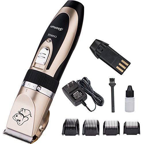 Ultra mute Professional Pet cats and dog Grooming Hair Clippers Trimmers electric Hair Cutting Machine Grooming Trimming Kit Suitable novice