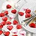 Tatuo 160 Pieces Acrylic Heart Decoration Valentine Gifts Heart Ornaments for Vase Fillers and Table Scatter, 0. 9 Inch(Red and Pink)