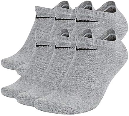 Everyday Performance Training Socks (6-Pair) (L (Men's 8-12 / Women's 10-13), No-show (Low Cut)