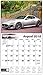 Simply Calendar Exotic Cars 2018 Wall Calendar- 18 x 10.5 (Open)