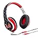 eKids Minnie Mouse Kids Headphones with Microphone,Adjustable Headband,Stereo Sound, 3.5mm Jack,Wired Headphones for Kids,Tangle-Free,Volume Control,Foldable,Headphones on Ear,School Home,Travel