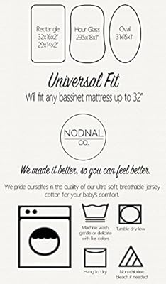 nodnal co bassinet sheets