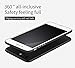 YIHAILU iPhone 7 Plus Case Smoothly Shield Skin Shockproof Ultra Thin Slim Full Body Protective Scratch Resistant iPhone7 Plus Cover (Silky Black)