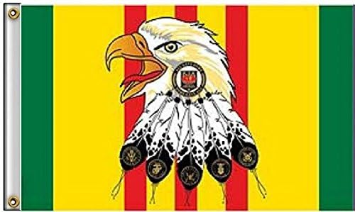 3 x 5 Kia muerto en acción Eagle Vietnam Veteran ribbon banner ...