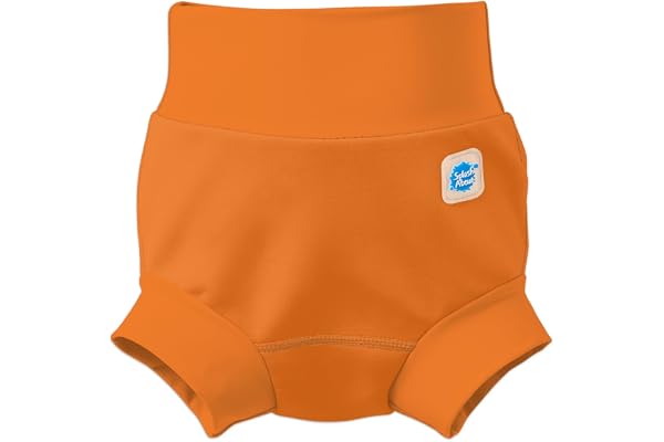 Splash About Happy Nappy Swim Diaper, Orange, 2-3 Years