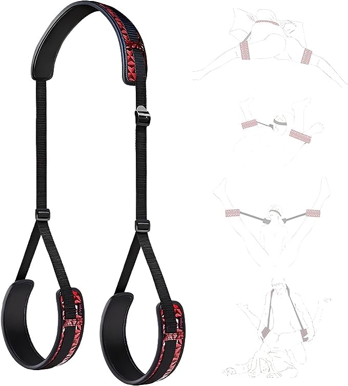 Sex Bondage Legs Restraints Thigh Sling with Adjustable Straps for Couple Sex photo 3