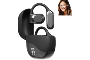 LNRTER Ai Translator Earbuds, Real-Time Language Translation Device, 144 Languages Wireless Bluetooth Translation Ear Buds, Translator Earphone Device for Travel Business and Learning(1*Black)