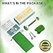 Certified Jade Roller for Face and Gua Sha - Real 100% Authentic Jade Stones - Anti Aging Massage that Reduce Puffiness, Wrinkles, and Dark Circles - Extra Double Pocket Pouch and Two Jade Hair Pins