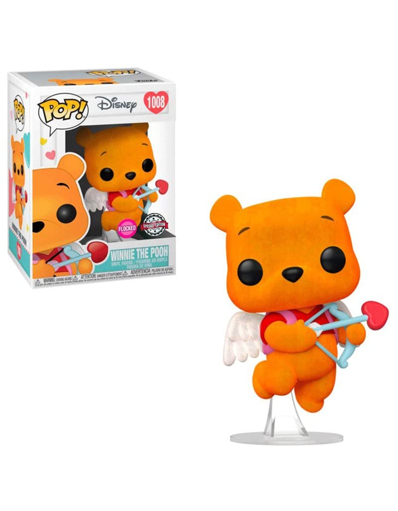 Funko POP! Disney #1008 - Winnie The Pooh [Flocked as Cupid] Exclusive