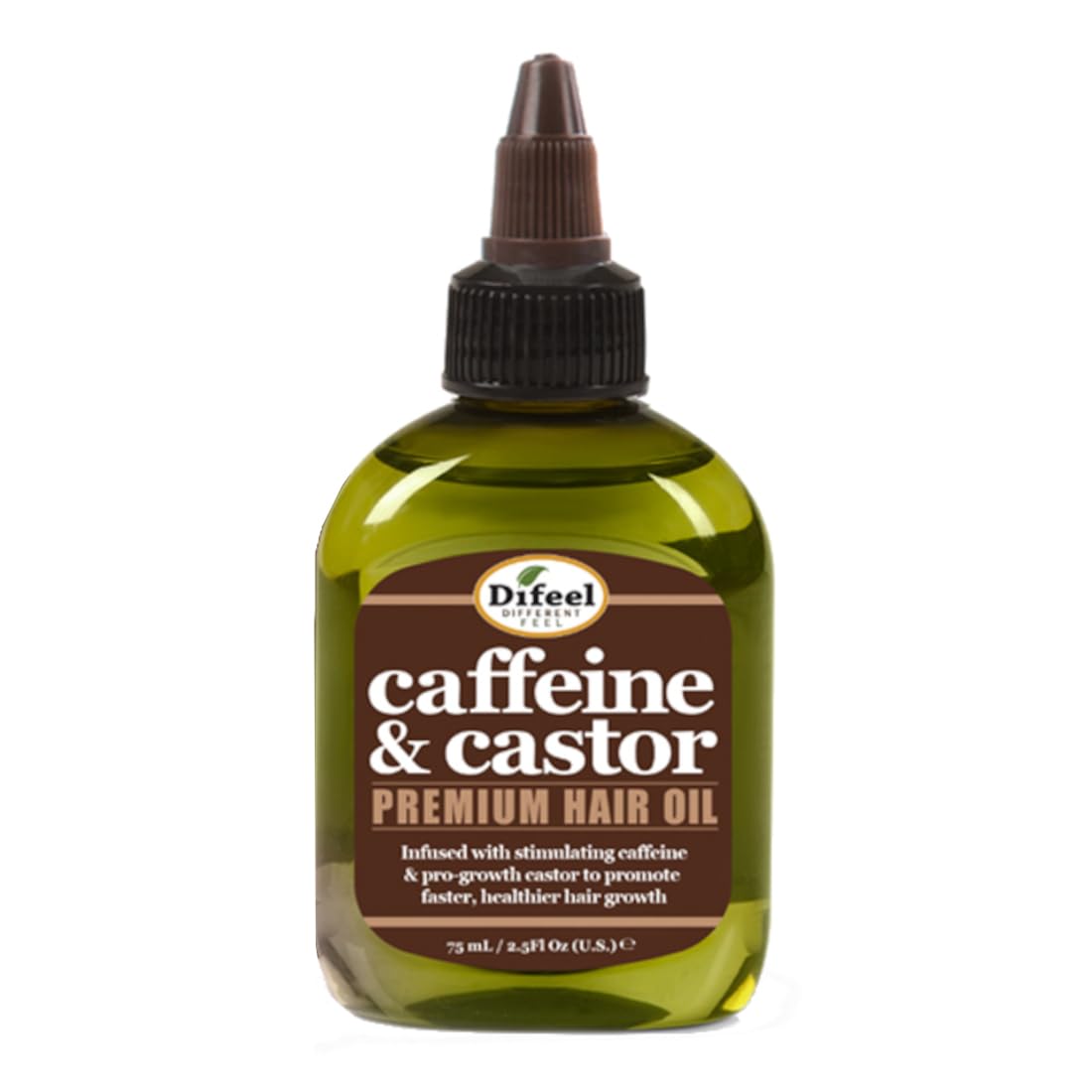 Difeel Caffeine & Castor Premium Hair Oil for Faster Hair Growth 75 ml