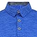 Mens Polo Shirts Quick Dry Tennis Golf T Tops Slim Fit Short, Blue, Size Small