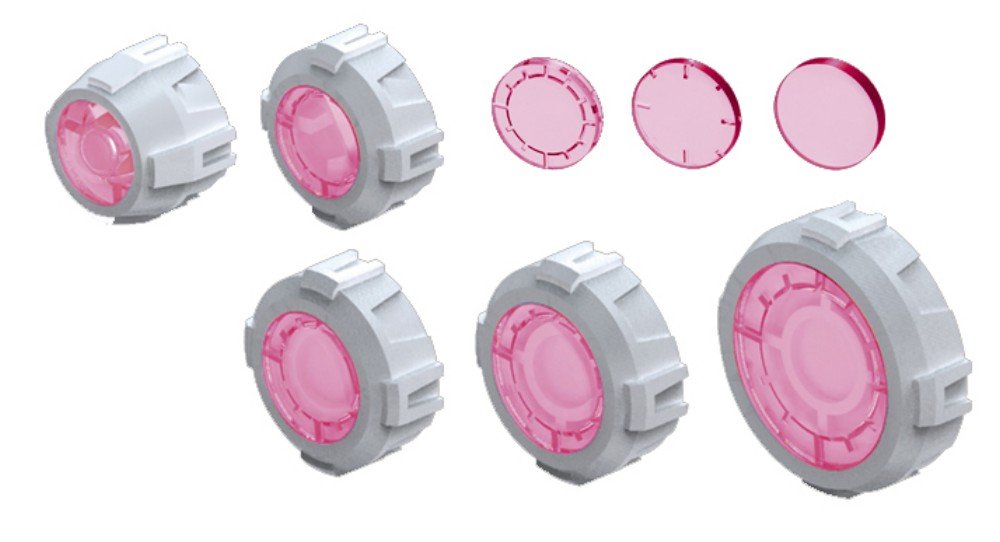 Builders Parts HD: MS Sight Lens 01 (Clear Pink)