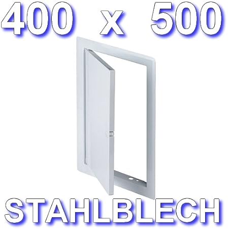 Zugangsklappe 40x50 Cm - Weiße Revisionstür Aus ABS - Ideal Für Trockenbau