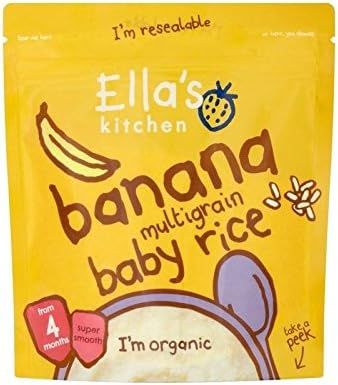 Ella's Kitchen Banana Multigrain Baby Rice 125g - Pack of 6