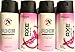 Axe Daily Fragrance - Anarchy For Her - Net Wt. 4 OZ (113 g) Per Can - Pack of 4 Cans