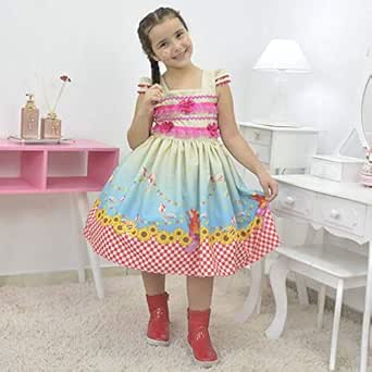 roupa quadrilha infantil feminina