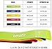 Letsfit Resistance Loop Bands, Resistance Exercise Bands for Home Fitness, Stretching, Strength Training, Physical Therapy, Natural Latex Workout Bands, Pilates Flexbands, 12