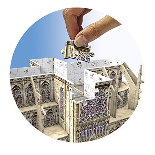 Ravensburger 3D Puzzle 12523 - Cathédrale Notre-Dame de Paris - Notre-Dame zum selber Puzzeln für Erwachsene und Kinder ab 10 Jahren – Bild 4