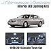XtremeVision Interior LED for Lincoln Town Car 1998-2011 (10 Pieces) Cool White Interior LED Kit + Installation Tool