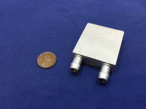 40mm X 40mm Aluminum Water Cooling Heatsink Block Pc CPU GPU VGA Liquid Flow C10