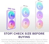 NZXT F240 RGB Core 240mm Single-Frame Fan Unit 2x120mm RGB Fans view 2