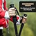 Muddy Bear Ultra Lightweight Collapsible Trekking Poles with Cork Grip - Hiking Sticks - Stronger Than Carbon Fiber - Best Hiking Poles - Adjustable Hiking Stick for Men and Women (Jet Black)