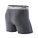 Turq OG Mens Underwear Boxer Brief | Chafe Free, Moisture Wicking, Athletic & Swimming Underwear for Men w/Freestyle Fit (Native Grey, Medium)