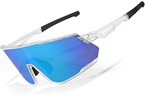 suoso Sports Polarized Sunglasses for Men: TR90 UV400 Protection Cycling Sun Glasses