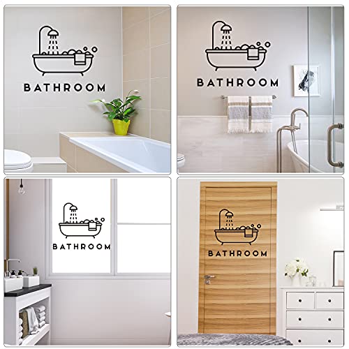 Buy MEFOSS Funny Toilet Bathroom Sign Decals Stickers Mr and Mrs Ladies ...