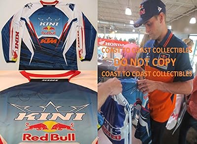 Ryan Dungey, Supercross, Motocross, Freestyle Motocross, Signed, Autographed, Red Bull KTM Jersey, a COA with the Exact Proof Photo of Ryan Signing Will Be Included.