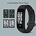 Fitness Tracker,Hizek Activity Tracker with Heart Rate Monitor Wireless IP67 Waterproof Smart Wristand Pedometer with Sleep Monitor/ Step Counter/ Calories Track/GPS Tracker for Smartphone