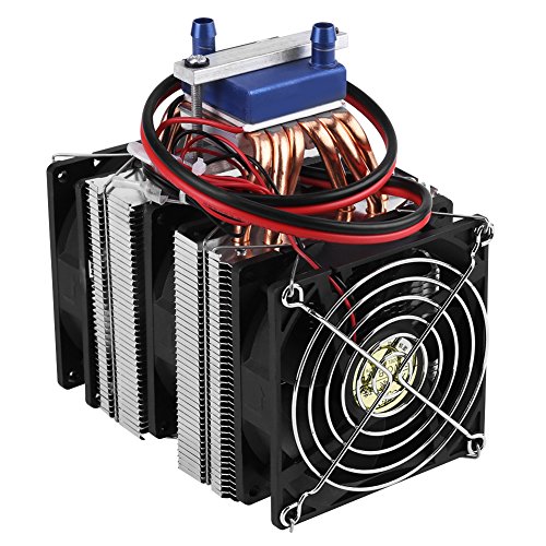 DC 12V Thermoelectric Cooler Semiconductor Refrigeration Machine Cooler Water Chiller Cooling Device for Fish Tank(180W)