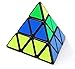 Fusicase New Fashion Style Educational Toy Magic Cube Triangle   Speed Cube Perfect Gift for Kids Children(Black)