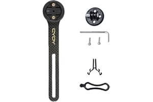 Palumma Cycling Computer Holder, Carbon Fiber Bike Handlebar Mount Holder Extension Bracket for Garmin Edge Series(for Garmin