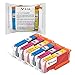 K-Ink Compatible Ink Cartridge Replacement for Canon CLI-251 CLI 251 XL (2 Cyan, 2 Yellow, 2 Magenta)
