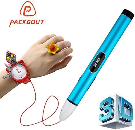 3D Pen, PACKGOUT 3D Doodler Drawing Pen, Low Temperature Version 3D Printing Pen, Birthday Safer Gifts/ Present &amp; Toys for Girls, Boys, Kids and Adults