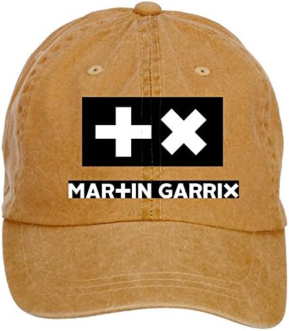Martin Garrix Logo Adjustable Designed Unisex Hats by Fashio shir Brown One Size