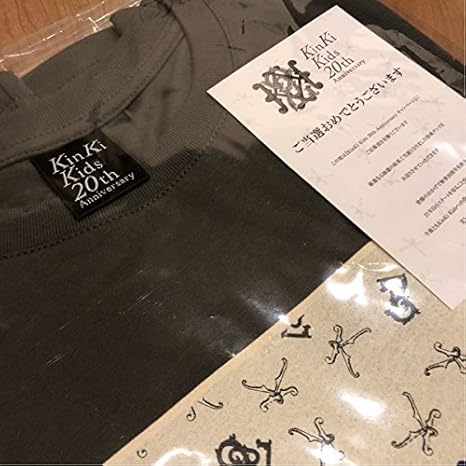 Amazon Kinki Kids th Anniversary Tシャツ キンキキッズ 堂本光一 堂本剛 アイドル 芸能人グッズ 通販