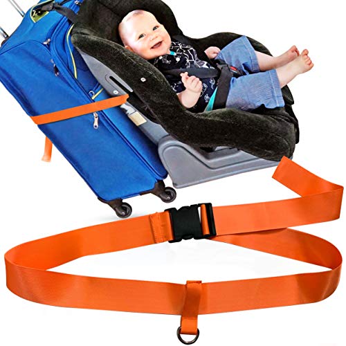 KangoKids Car Seat Travel Belt for StressFree Travel with Kids. Car