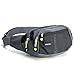 Wekine Lightweight Waist Bag 4 Zipper Pockets, Fanny Pack/Waist Packs Adjustable Belt Strap Runner, Cyclist,Hiking Outdoor Sports. (Black) (Black)