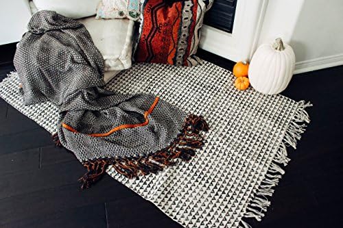 Large Indian Rug, Rugs, Carpet Runner, Hand loomed Rug, Floor Mat, Decorative Dhurries Rugs (39 x 62 inches)