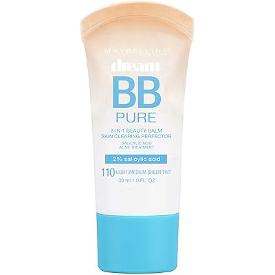 Maybelline Dream Pure BB Cream, Light/Medium, 1 Ounce