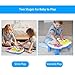 Biulotter Musical Toddler Activity Table, Music Learning Center for 1-3 Years Old Boys & Girls, Light & Sound Toys