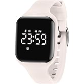 Kids Watch Digital Watch for 5-12 Years Old Boys Girls, Kids Fitness Tracker Watch with Alarm Clock, Stopwatch, Step Counter Sports Watch, No App Waterproof Watch for Kids Teens Gifts